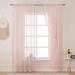 Pure Window Tulle Curtains for Living Room Bedroom Sheer Curtains for The Kitchen Tulle Curtains for Window Panels