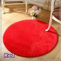 FUTATA Plush Shaggy Area Rugs Round Carpet Fluffy Small Floor Mat Circle Rugs Pad Indoor Anti-Slip Rugs For Bedroom Living Room Entryway Entrance