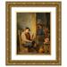 David Teniers The Younger 20x24 Gold Ornate Framed and Double Matted Museum Art Print Titled - The Empty Mug (1668)