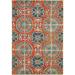 Unique Loom Salma Estrella Rug Orange/Blue 7 1 x 10 Rectangle Geometric Bohemian Perfect For Living Room Bed Room Dining Room Office