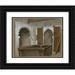 Mariano Fortuny Marsal 18x15 Black Ornate Wood Framed Double Matted Museum Art Print Titled - Our House in Tetuan (Our House in Tetouan) (1860)