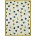 Joy Carpets 1536B-01 Awesome Blossom Bold 3 ft.10 in. x 5 ft.4 in. WearOn Nylon Machine Tufted- Cut Pile Just for Kids Rug