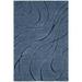 SAFAVIEH Florida Tamzen Abstract Shag Area Rug Light Blue/Blue 8 x 10