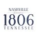 Nashville Tennessee Established Date (Blue) (24x36 Giclee Gallery Art Print Vivid Textured Wall Decor)