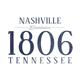 Nashville Tennessee Established Date (Blue) (24x36 Giclee Gallery Art Print Vivid Textured Wall Decor)