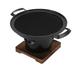 Small Tabletop Grill Tabletop Charcoal Grill Smokeless Black Easy Cleaning For One Person For Indoor