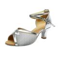 Clearance VerPetridure Women s Sandals Summer Casual Solid Rumba Waltz Prom Ballroom Latin Salsa Dance Shoes Sandals