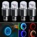 2pcs/4pcs Bike Car Motorcycle Wheel Tire Tyre Valve Cap Flash LED Light Spoke Lamp Auto Accessories Car Supplies Bike Supplies Neon Strobe LED Tire Valve Caps Contain Batteries