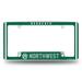 Rico Industries Northwest Missouri State College 12 x 6 Chrome Classic All Over Automotive License Plate Frame for Car/Truck/SUV