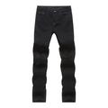 YFPWM Pants for Men Walk Pants Denim Pants Flared Pants Floral Pants Elastic Pants Tree Print Casual Pants Leather Pants Tight-fitting Ripped Stretch Motorcycle Denim Trouser