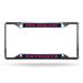 New England Football Patriots 4-Corner EZ View Chrome Metal Laser Cut License Plate Frame