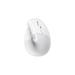 Logitech Lift for Mac Wireless Vertical Ergonomic Mouse - Optical - Bluetooth - No - Off White - 4000 dpi - 6 Button(s)