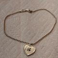 Coach Jewelry | Coach Heart Necklace | Color: Silver | Size: 16"