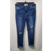 Free People Jeans | Free People Raw Hem High-Rise Jegging Jeans Size 27 | Color: Blue | Size: 27