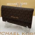 Michael Kors Bags | Michael Kors Michael Kors Jet Set Travel Trifold | Color: Brown/Gold | Size: Large