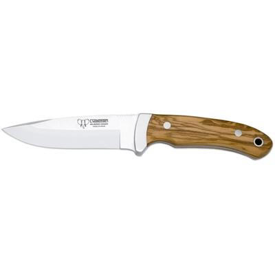 Cudeman 290 Quality Fixed Blade Knife 11 cm Molybdenum Vanadium Satin Olive Wood 290-L