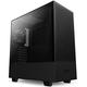 NZXT H5 Flow - CC-H51FB-01 - ATX Mid Tower PC Gaming Case - Front I/O USB Type-C Port - Quick-Release Tempered Glass Side Panel - Black