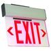 Ciata Lighting Aluminum Surface-Mounted LED Exit Sign Die-Cast Aluminum in Gray/Red | 14.06 H x 11.65 W x 2.01 D in | Wayfair 20659L
