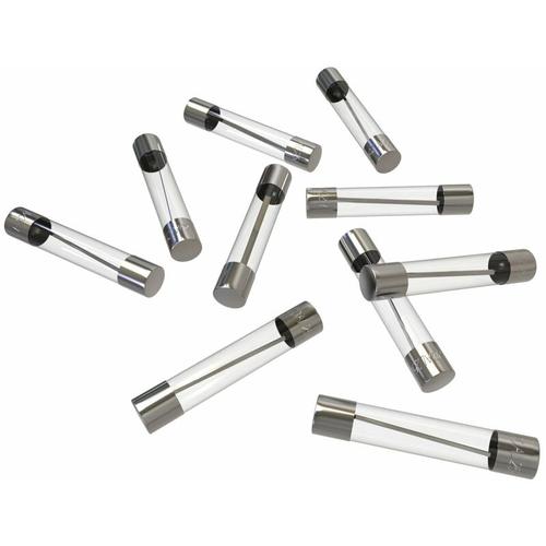 10 Feinsicherungen 20A Ampere 6,35×32 mm Schmelzsicherungen USA Glassicherungen 5A – 50A