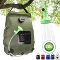 Sac de Douche Solaire Chauffant pour Camping en Plein Air Sacs d'Eau Douche d'Escalade Sac