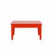 Winston Porter Ietta Outdoor Square HDPE Coffee Table Plastic in Red | 17 H x 32 W x 32 D in | Wayfair A4D949BF434B49ABB930620AAEBC2F8F