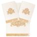 Rosdorf Park Jacan Fleur De Lis 100% Turkish Cotton 3 Piece Towel Set Terry Cloth in White | 27 W in | Wayfair 27E6A1BE39FE41D59F26C8A0AEC8BE90