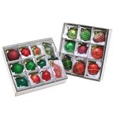 The Holiday Aisle® 20 Piece Christmas Ball Ornament Set Glass in Green/Red | 17.1 W x 17.1 D in | Wayfair 7723419479324F1A9D5363903BDEF771