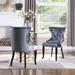 Chic Home Pixie Wingback Velvet Dining Chair, Set of 2