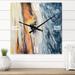 Designart 'Close-Up of A Beautiful Horses Eye II' Farmhouse wall clock