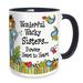 Wonderful Wacky Sisters Forever Heart to Heart Ceramic Mug - 4.380 x 4.250 x 4.130