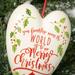 Friendship Heart Gift Ornament Multicolor 5"H - 3.5"L x 1.5"W x 5"H