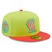 Men's New Era Green/Red California Angels, Los Angeles Angels Cyber Highlighter 59FIFTY Fitted Hat