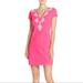 Lilly Pulitzer Dresses | Lilly Pulitzer Bright Pink Brewster T-Shirt Dress | Color: Pink/White | Size: Xs