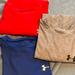 Under Armour Shirts | Bundle Of 3-Under Armour Heat Gear Short Sleeve- Large | Color: Gray/Red | Size: L