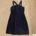 J. Crew Dresses | J. Crew Halter-Style Navy Cocktail Dress | Color: Blue | Size: 8