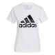 adidas Damen Essentials Logo Langarm T-Shirt, White/Black, L