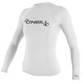 O'Neill Damen Women's Basic Skins Long Sleeve Sun Shirt Rash Vest, Weiß, S EU