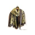SERUMY Scarf Winter Cashmere Scarf For Women Shawl Luxury Warm Plaid Print Thick Blanket Pashmina Neck-Chief-W-42,65X180Cm