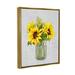 Stupell Industries Sunflower Blossoms Bouquet Blooming Country Petals - Painting on Canvas in Yellow | 21 H x 17 W x 1.7 D in | Wayfair