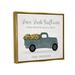 Stupell Industries Farm Fresh Sunflowers Rustic Pickup Truck Sign by Natalie Carpentieri - Graphic Art on Canvas in Blue/Green | Wayfair