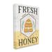 Stupell Industries Fresh Honey Rustic Bee Hive Sign by Jennifer Pugh - Floater Frame Advertisements on Canvas in Black/Brown/Yellow | Wayfair