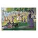 Stupell Industries Sunday on La Grande Jatte Georges Seurat Classic by One1000paintings - Painting on MDF in Blue/Brown/Green | Wayfair