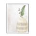 Stupell Industries Varied Herb Plant Sprigs Natural Patterned Vase - Floater Frame Painting on Canvas in Green | 30 H x 24 W x 1.5 D in | Wayfair