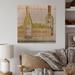 Red Barrel Studio® White Chardonnay Wine Bottles - Unframed Painting on Wood in Brown/Gray/Green | 30 H x 30 W x 1 D in | Wayfair