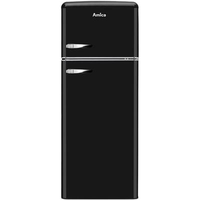 Réfrigérateur combiné 55cm 246l statique noir Amica AR7252N - noir