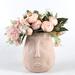 Ivy Bronx LeMenager Handmade Ceramic Table Vase Ceramic in Pink | 7.67 H x 6.57 W x 6.57 D in | Wayfair 55B9C99C168B49D3964AE9AB3FD7438B