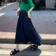 S-XL jupe longue en Jean de style coréen taille haute pour femmes (2022