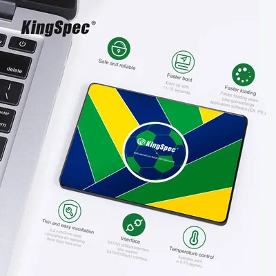 KingSpec-Disque dur SSD SATA 2.5 avec capacité de 128 Go 256 Go 512 Go 1 To pour ordinateur