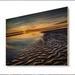 Highland Dunes Sunset Beach Dramatic Sky II Sunset Beach Dramatic Sky II - Photograph on Wood in Blue/Brown/Indigo | 8 H x 12 W x 1 D in | Wayfair