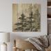 Millwood Pines Asian Forest - Graphic Art on Wood in Black/Brown/Gray | 16 H x 16 W x 1 D in | Wayfair C70F0B02B1E9449B9B5013BFC20872A5